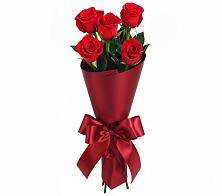 Букет 5 Красных роз Эдлесс Лав в Кировский Астраханской области
