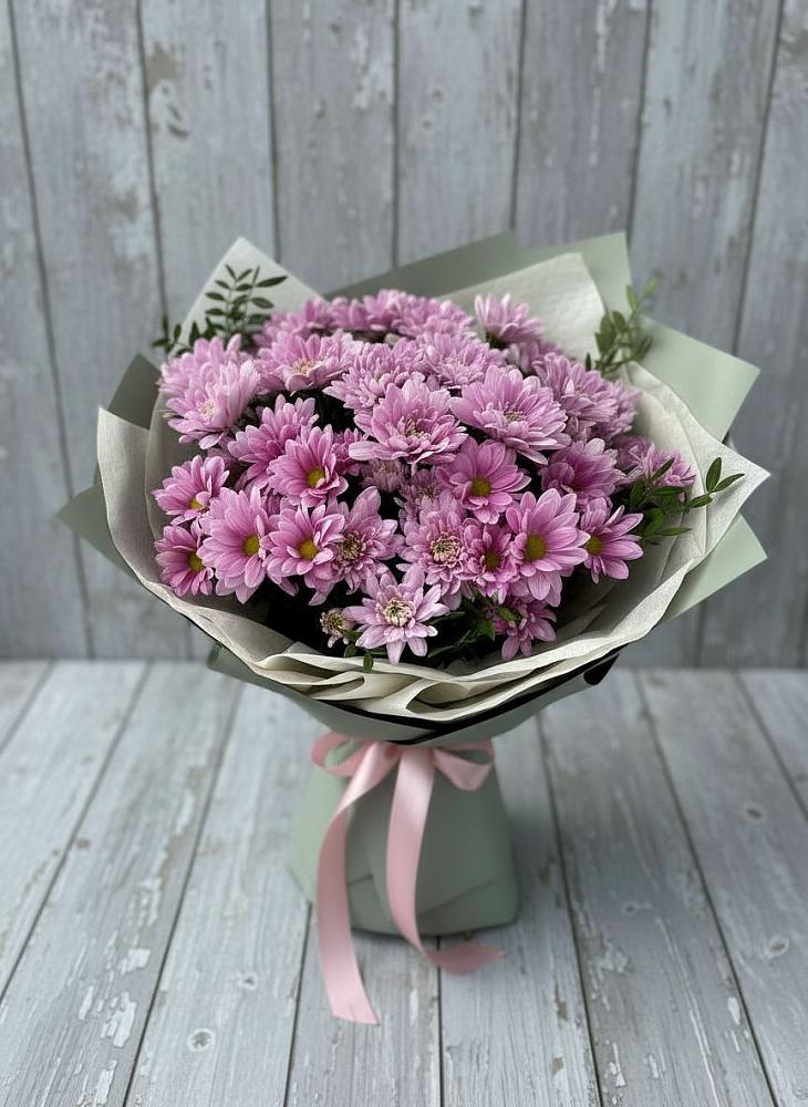 Букет цветов из: Хризантемы в Кировский Астраханской области