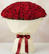 Букет 101 Красная роза Милано #REPLACE_PRED# Кировский Астраханской области
