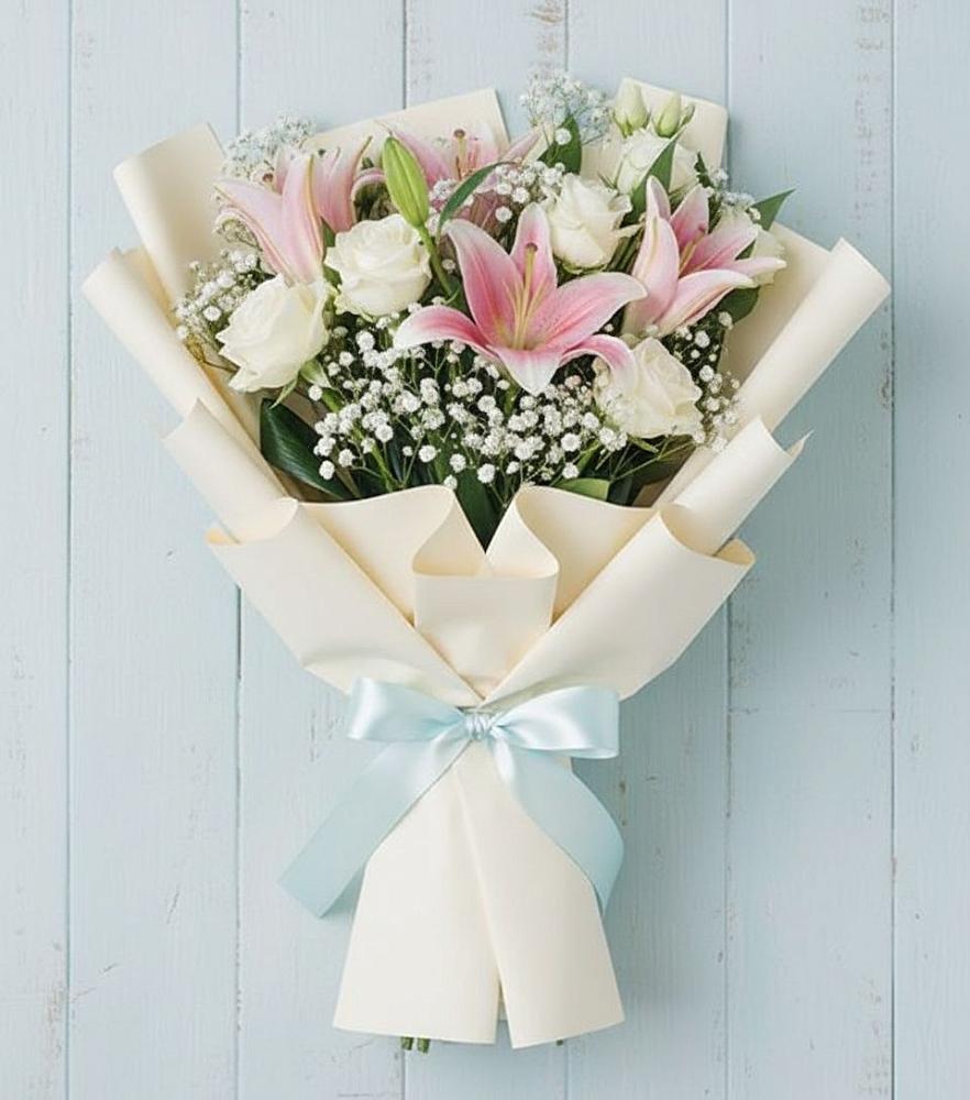 Букет цветов из: Лилии в Кировский Астраханской области