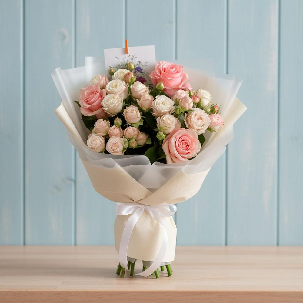 Букет цветов из: Розы в Кировский Астраханской области