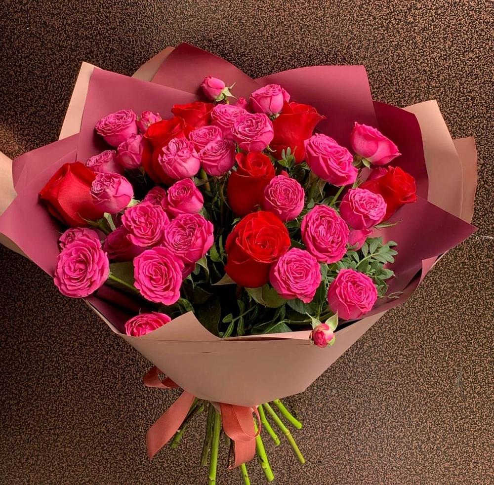 Букет В объятьях нежности в Кировский Астраханской области