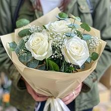 Букет цветов из:  Розы #REPLACE_PRED# Кировский Астраханской области