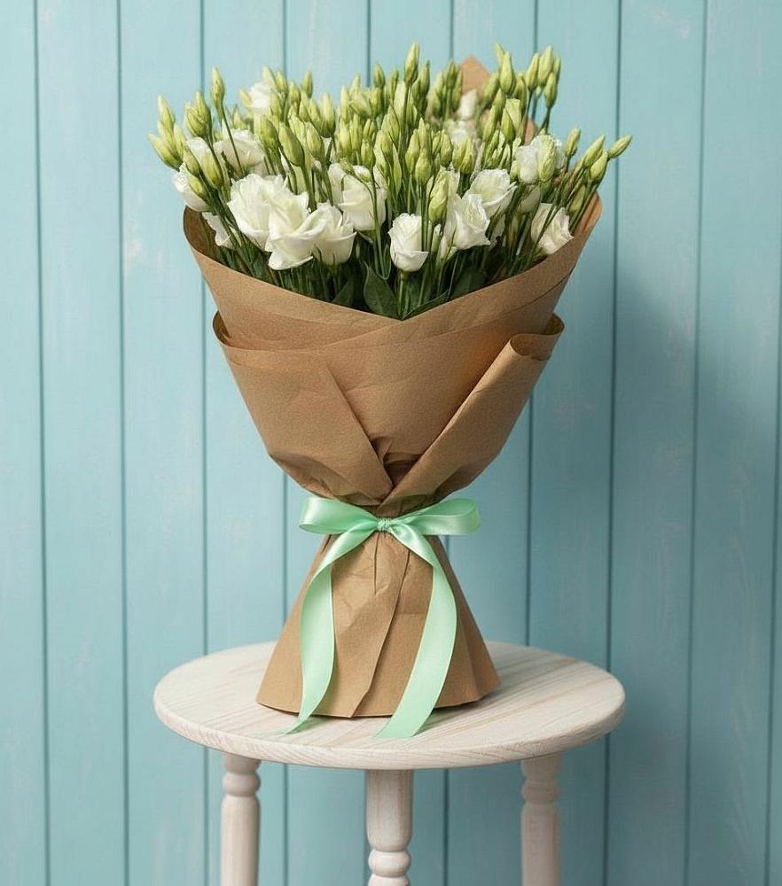 Букет цветов из: Лизиантусы в Кировский Астраханской области