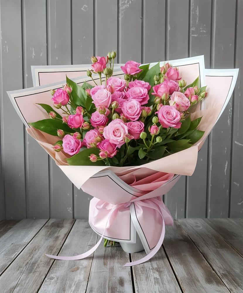 Букет Розовый кустик в Кировский Астраханской области