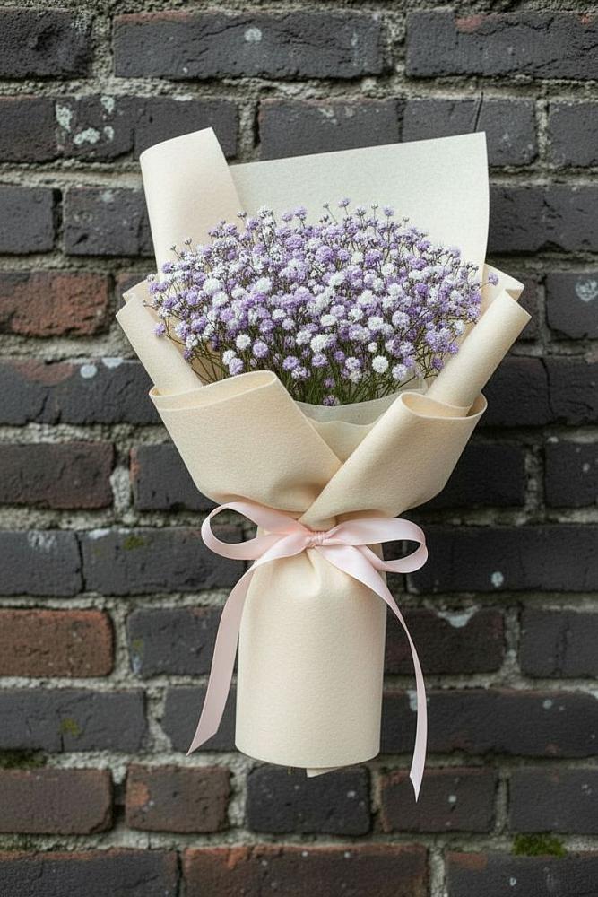 Букет цветов из: Гипсофила в Кировский Астраханской области