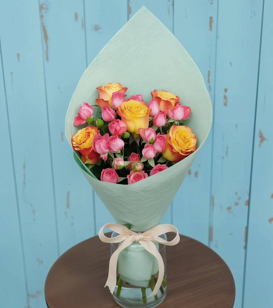 Букет цветов из: Розы в Кировский Астраханской области