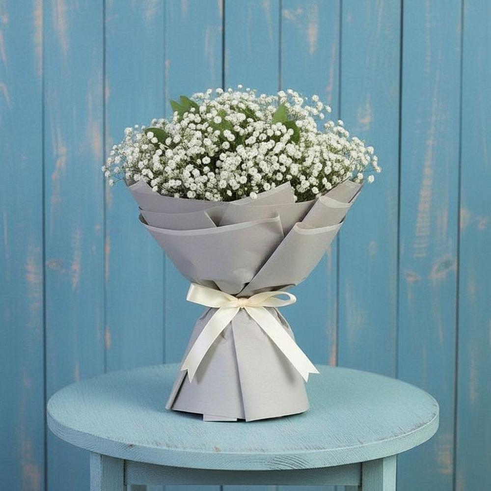 Букет цветов из: Гипсофила в Кировский Астраханской области