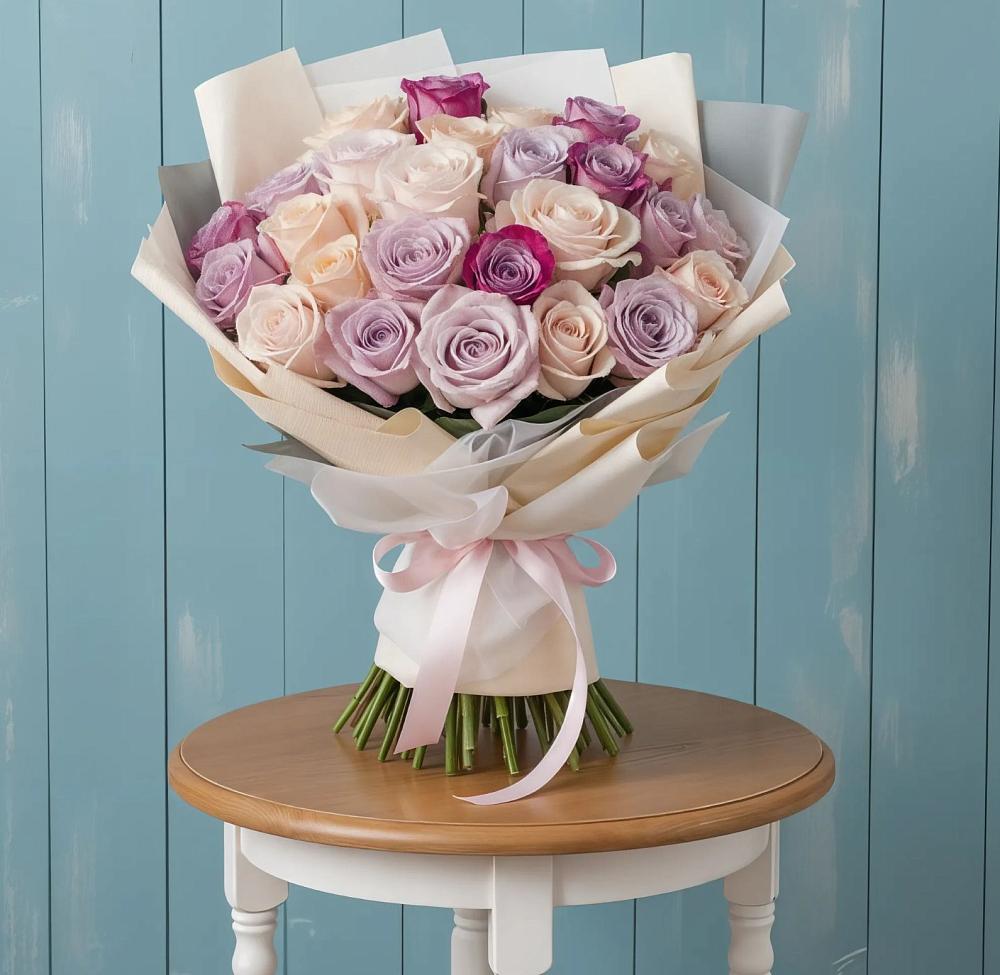 Букет цветов из: Розы в Кировский Астраханской области