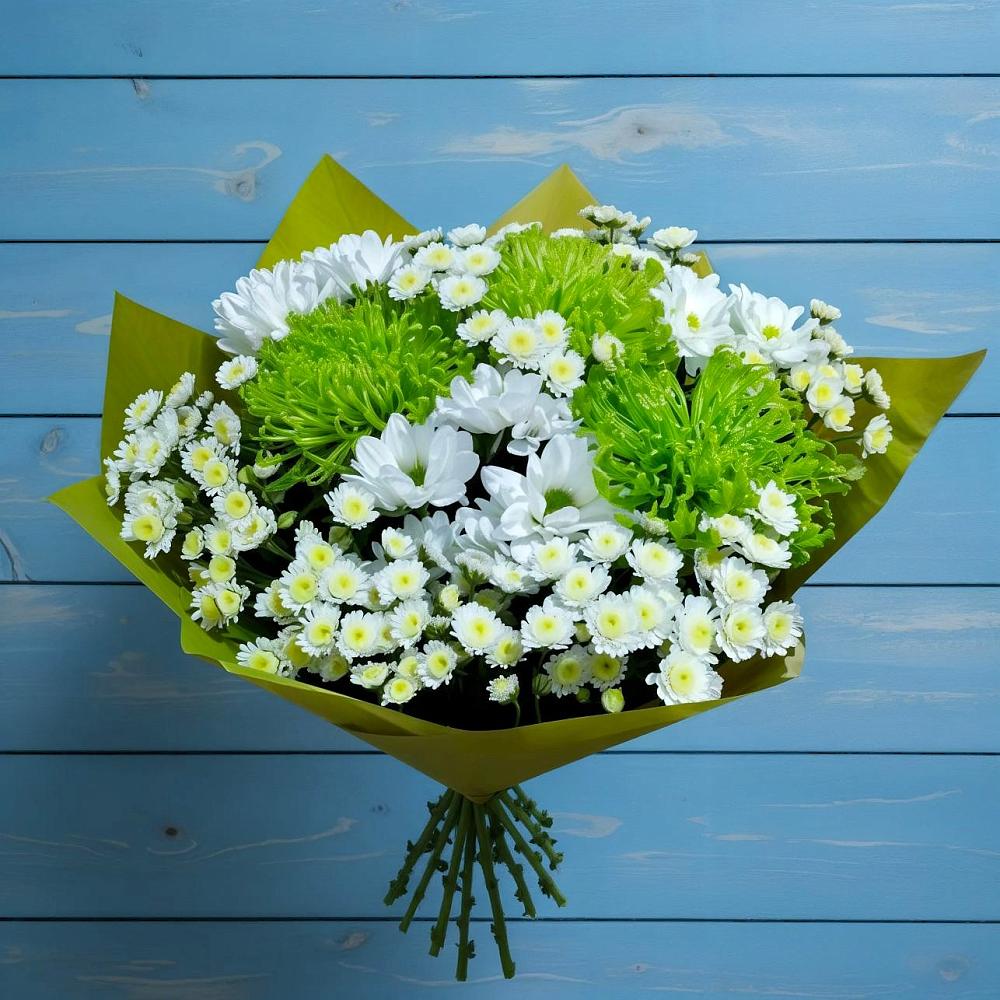 Букет цветов из: Хризантемы в Кировский Астраханской области