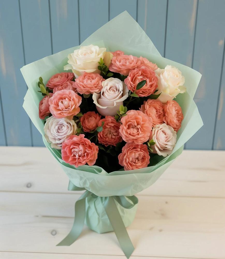 Букет цветов из: Розы в Кировский Астраханской области