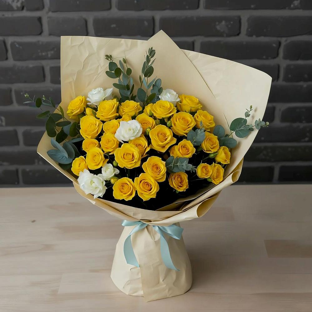 Букет цветов из: Розы в Кировский Астраханской области