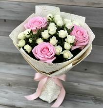 Букет цветов из:  Розы #REPLACE_PRED# Кировский Астраханской области