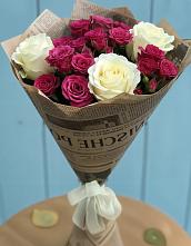 Букет цветов из:  Розы в Кировский Астраханской области