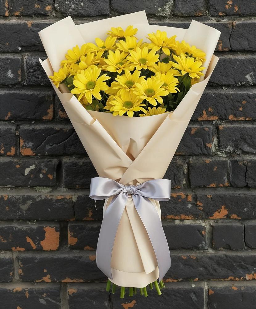 Букет цветов из: Хризантемы в Кировский Астраханской области