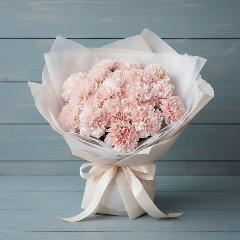 Букет цветов из: Гвоздики в Кировский Астраханской области