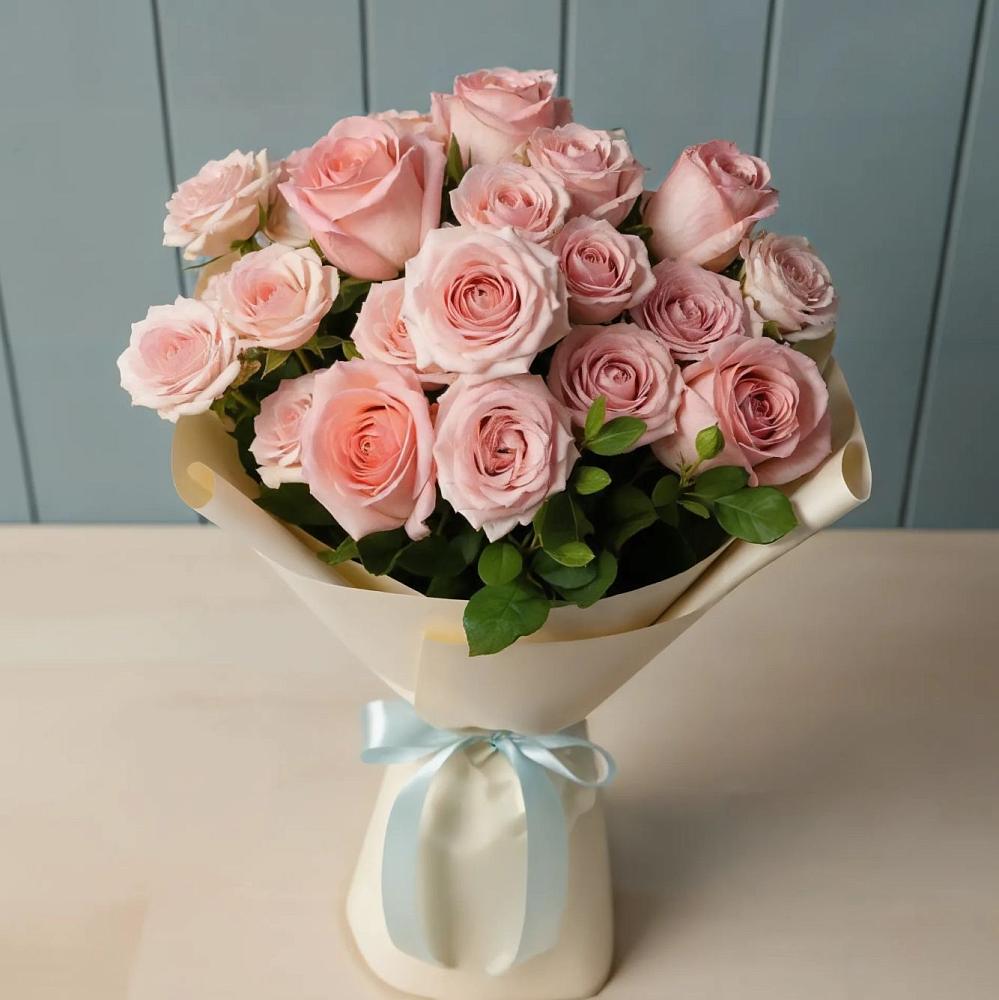 Букет Розовый шарм в Кировский Астраханской области